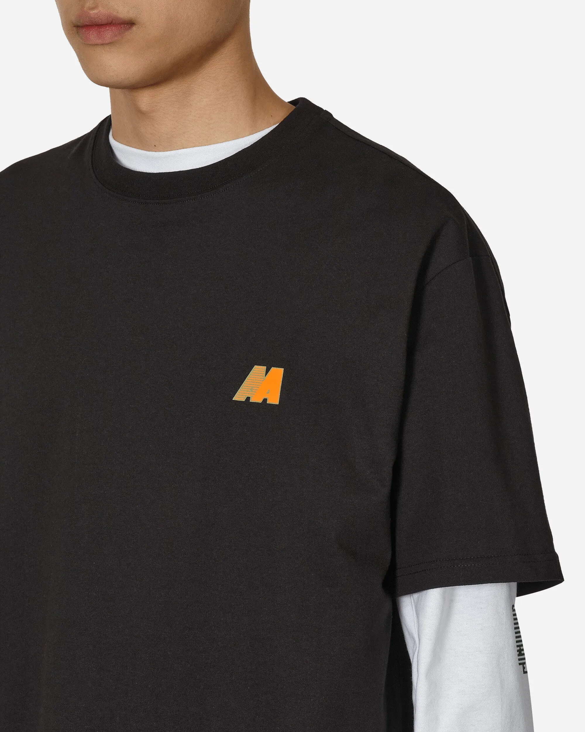 AA Logo T-Shirt Schwarz / Orange