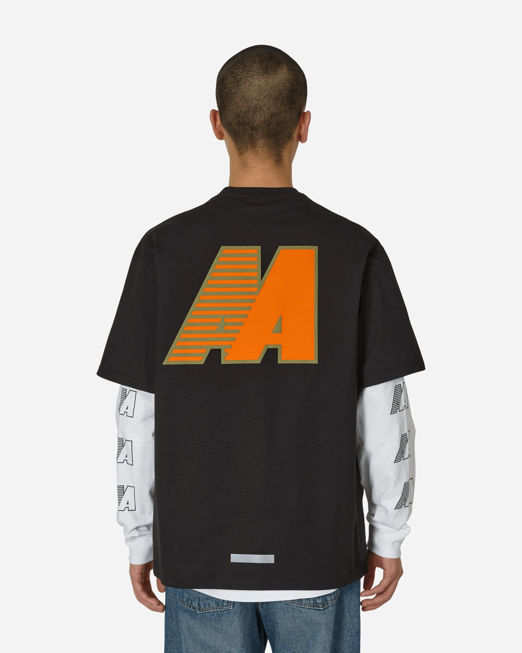 AA Logo T-Shirt Schwarz / Orange