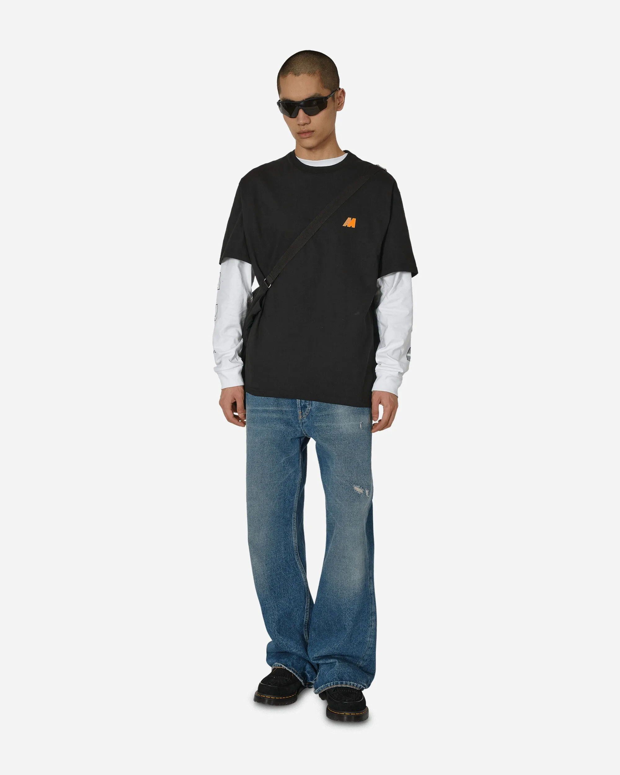 AA Logo T-Shirt Schwarz / Orange