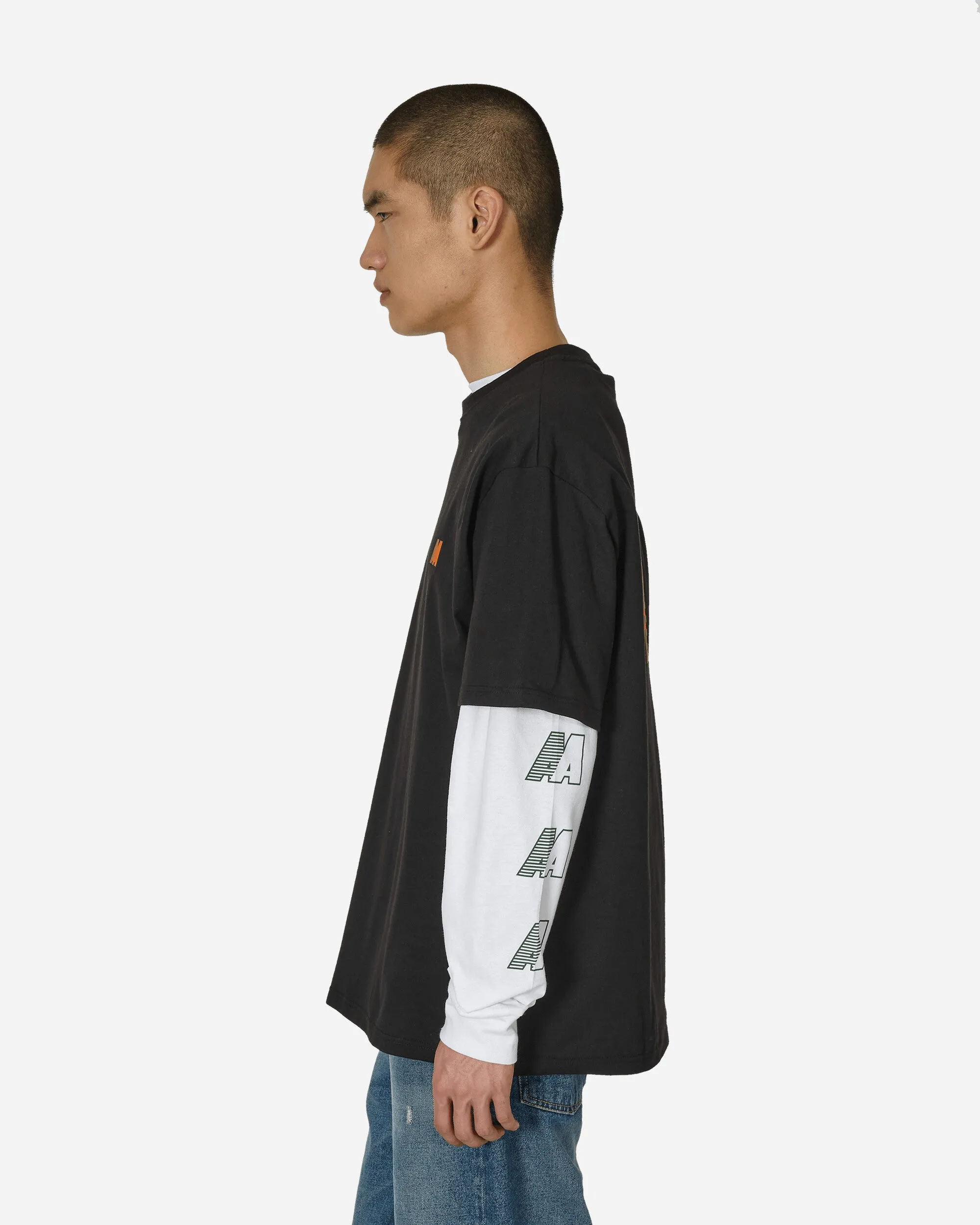 AA Logo T-Shirt Schwarz / Orange