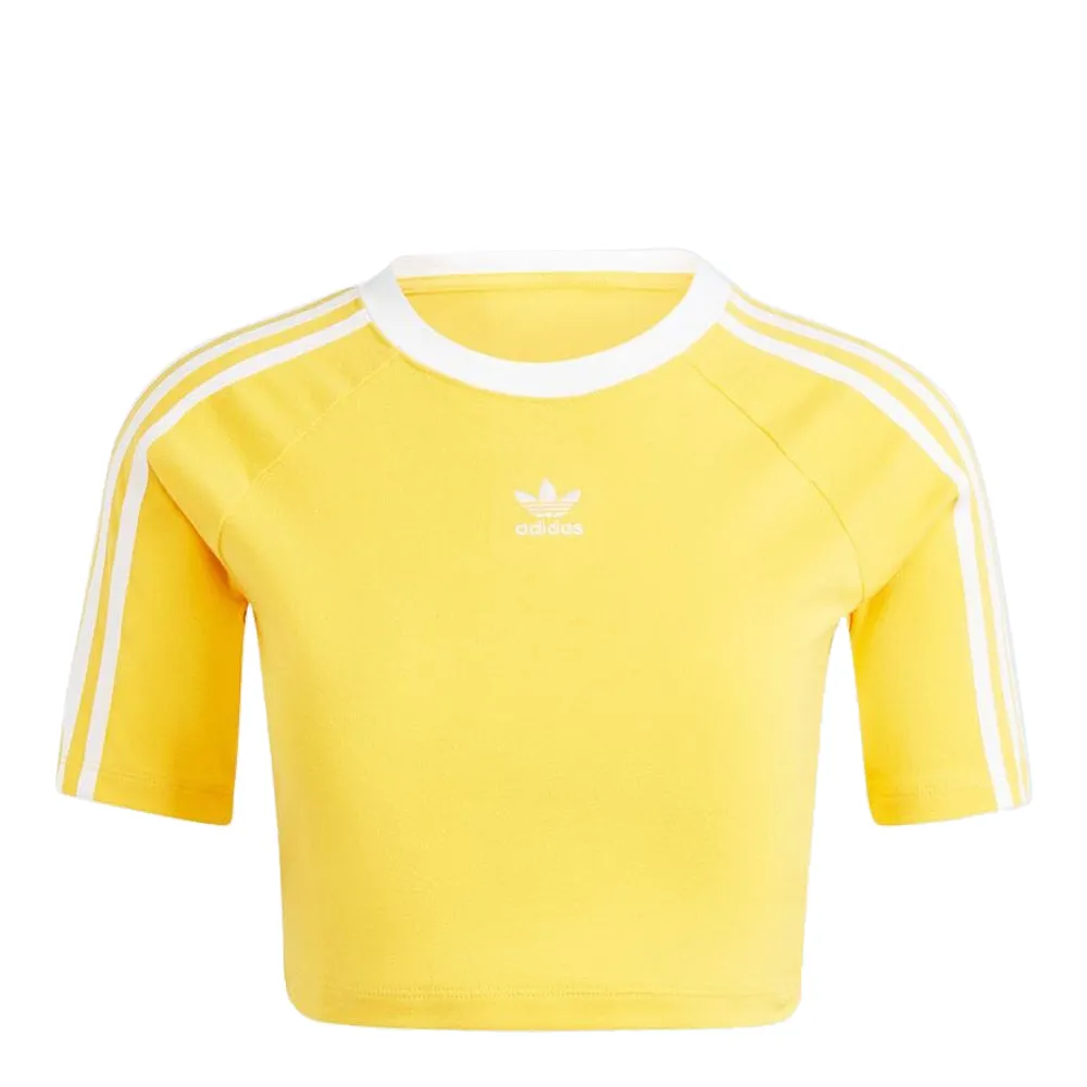 adidas Damen 3-Streifen Baby-T-Shirt Adidas