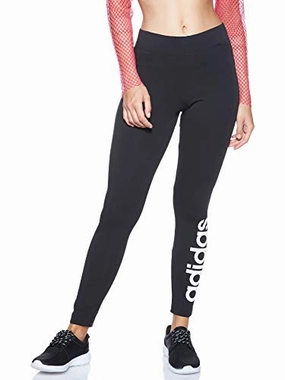 adidas Damen Essentials Linear Tights, Black/White, XS Nike Clothing