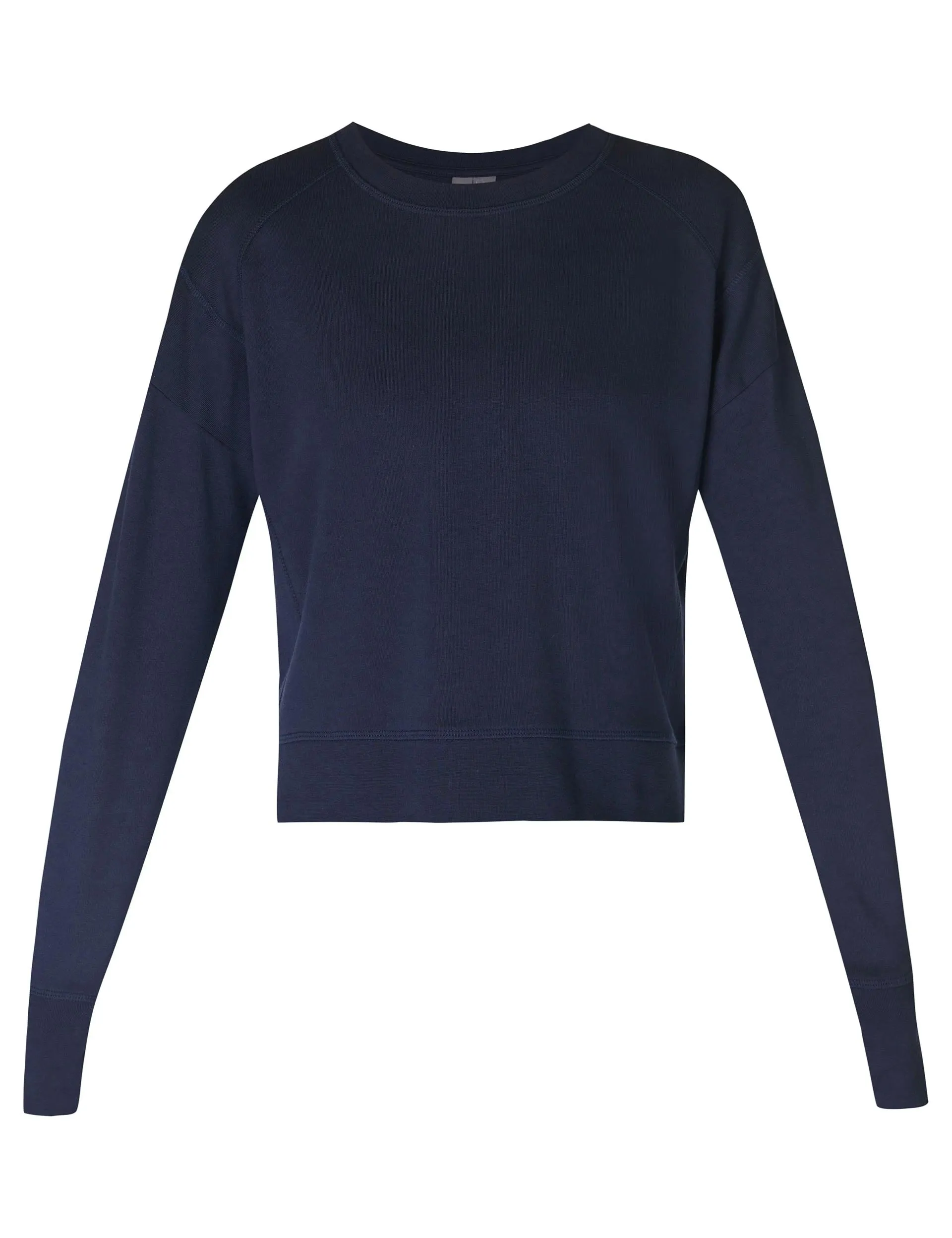 After Class Crop Sweatshirt - Marineblau