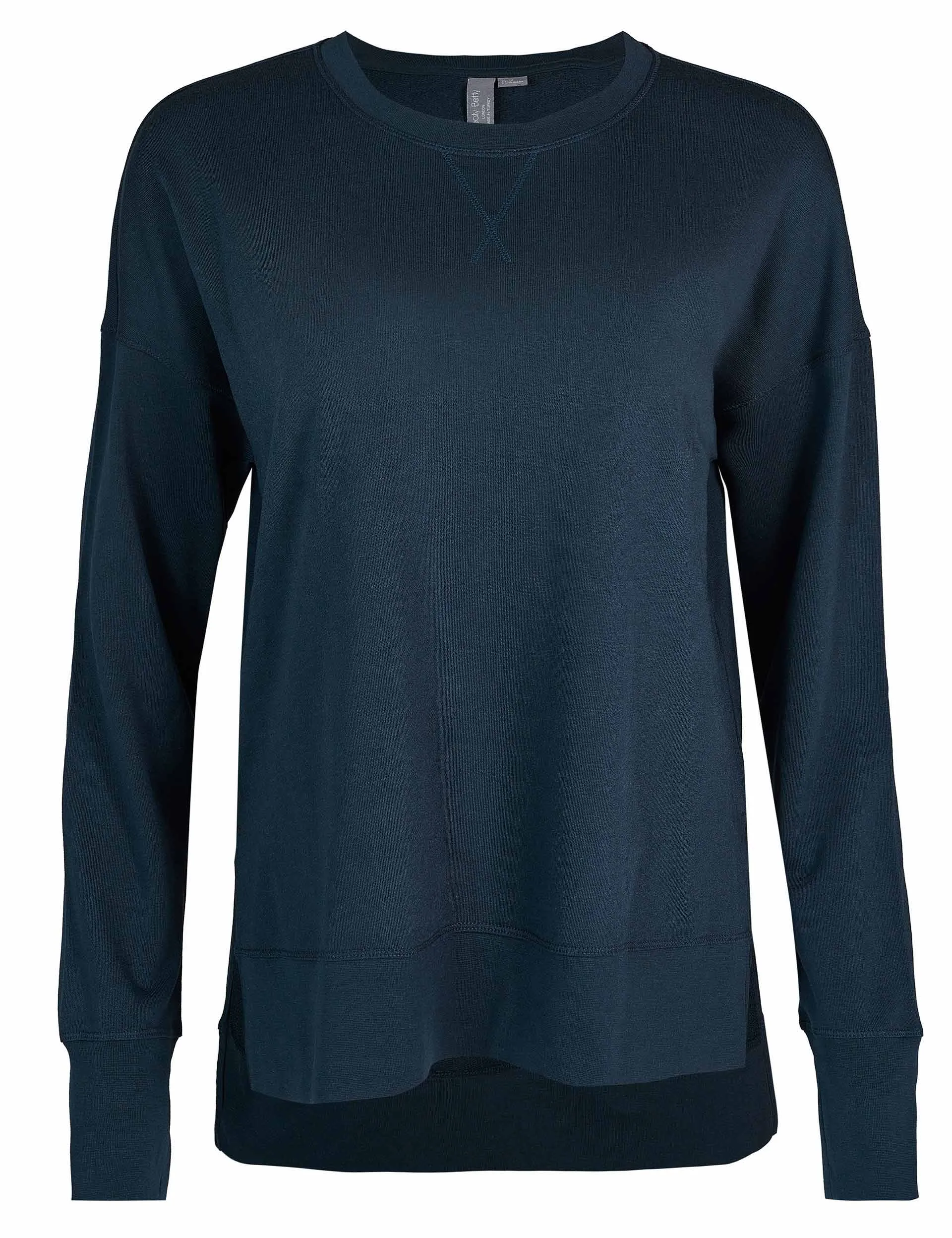 After Class Longline Sweatshirt - Marineblau