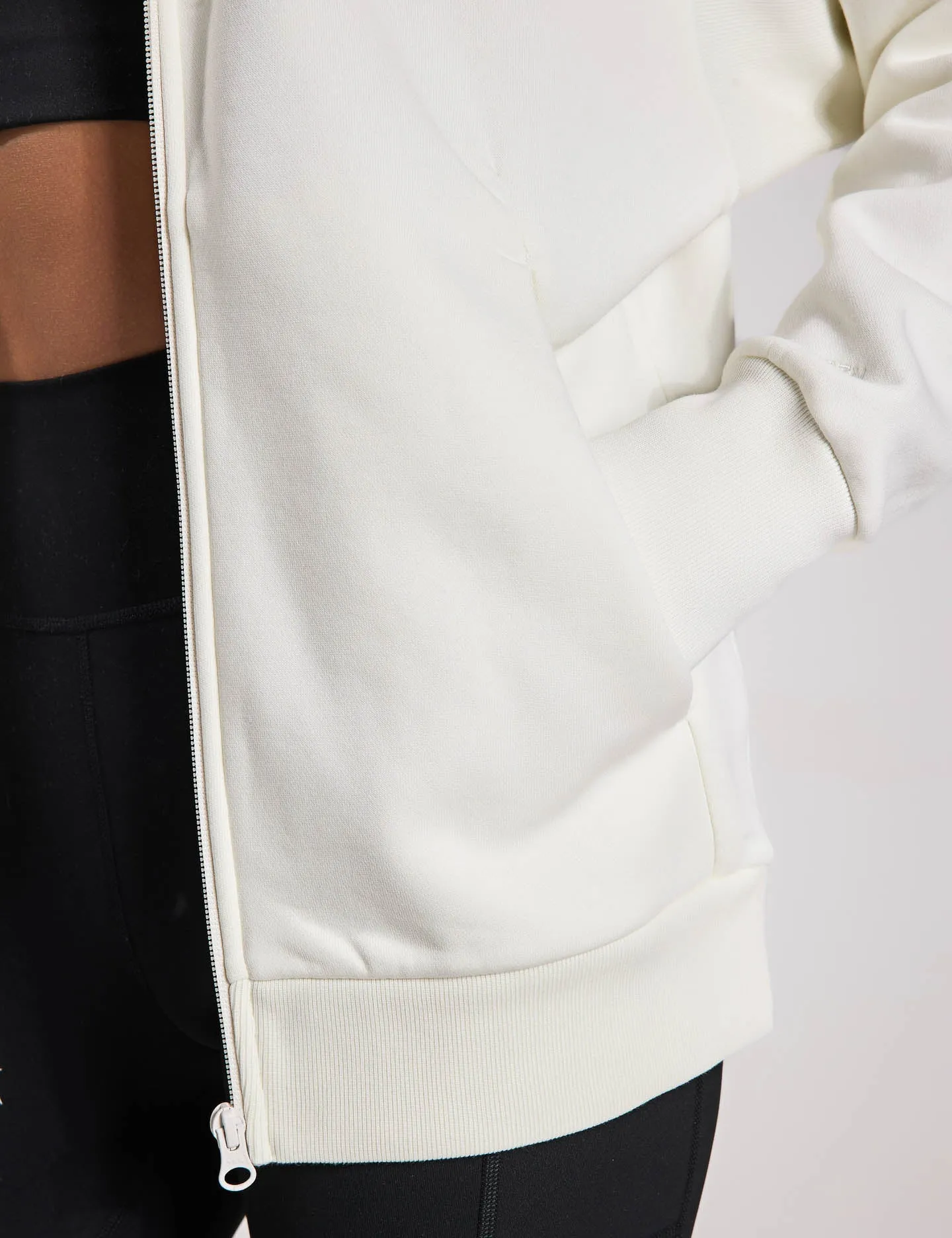 ALL SZN Fleece Full-Zip Hoodie - Off White