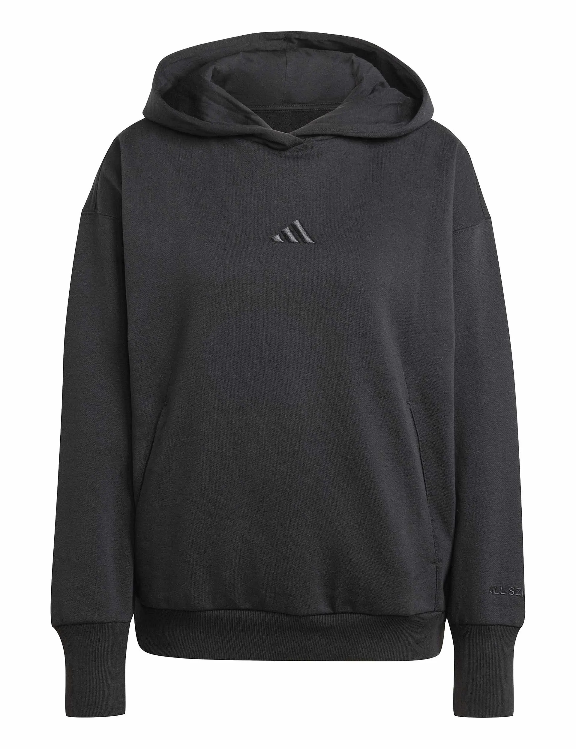 ALL SZN Fleece lockere Kapuzenjacke - Schwarz