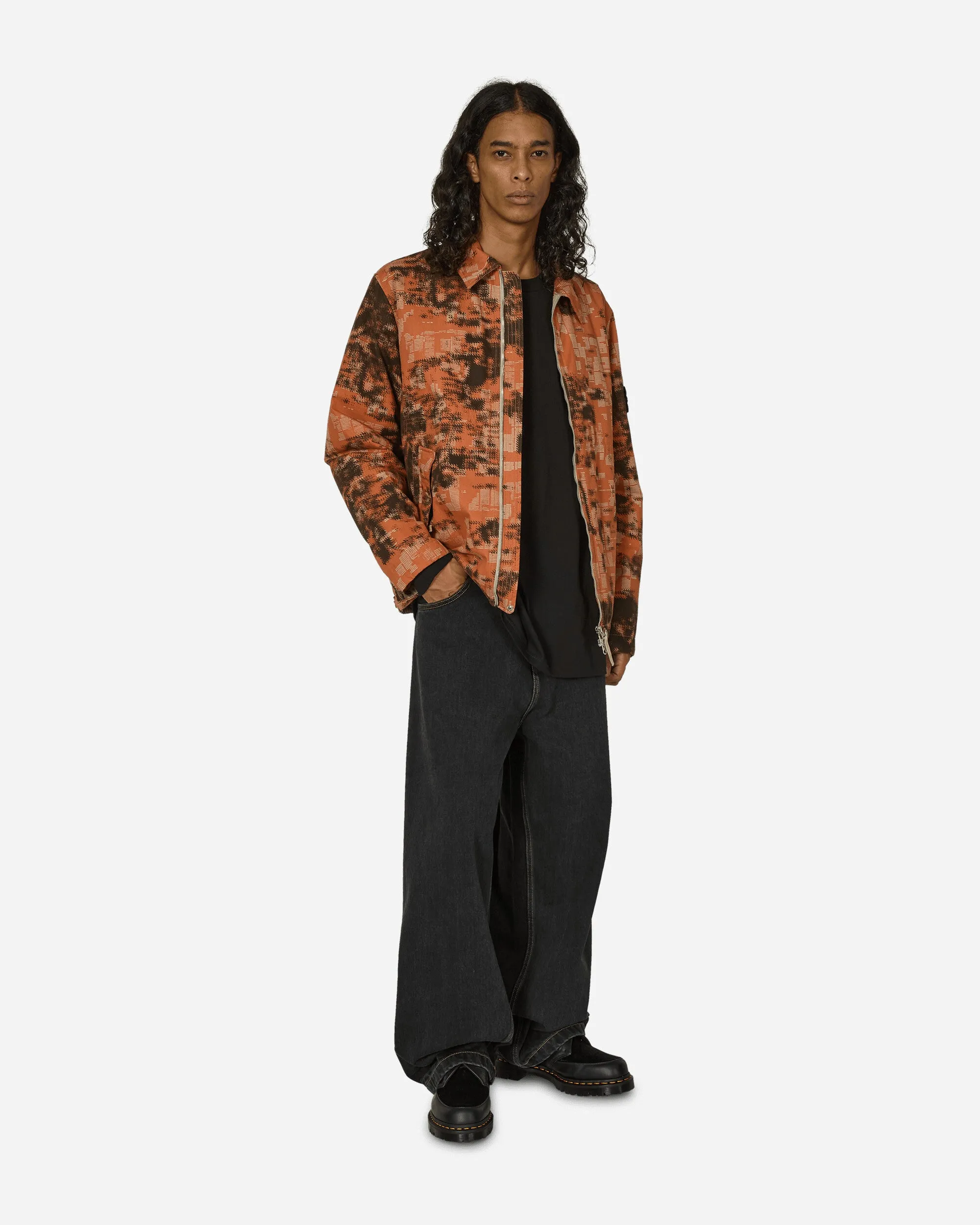 Amerikanisches Script Langarm T-Shirt Schwarz