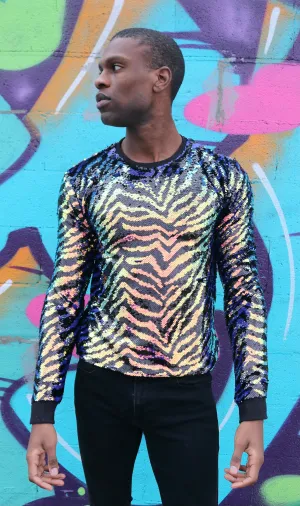 Any Old Iron Herren Zebra Pullover