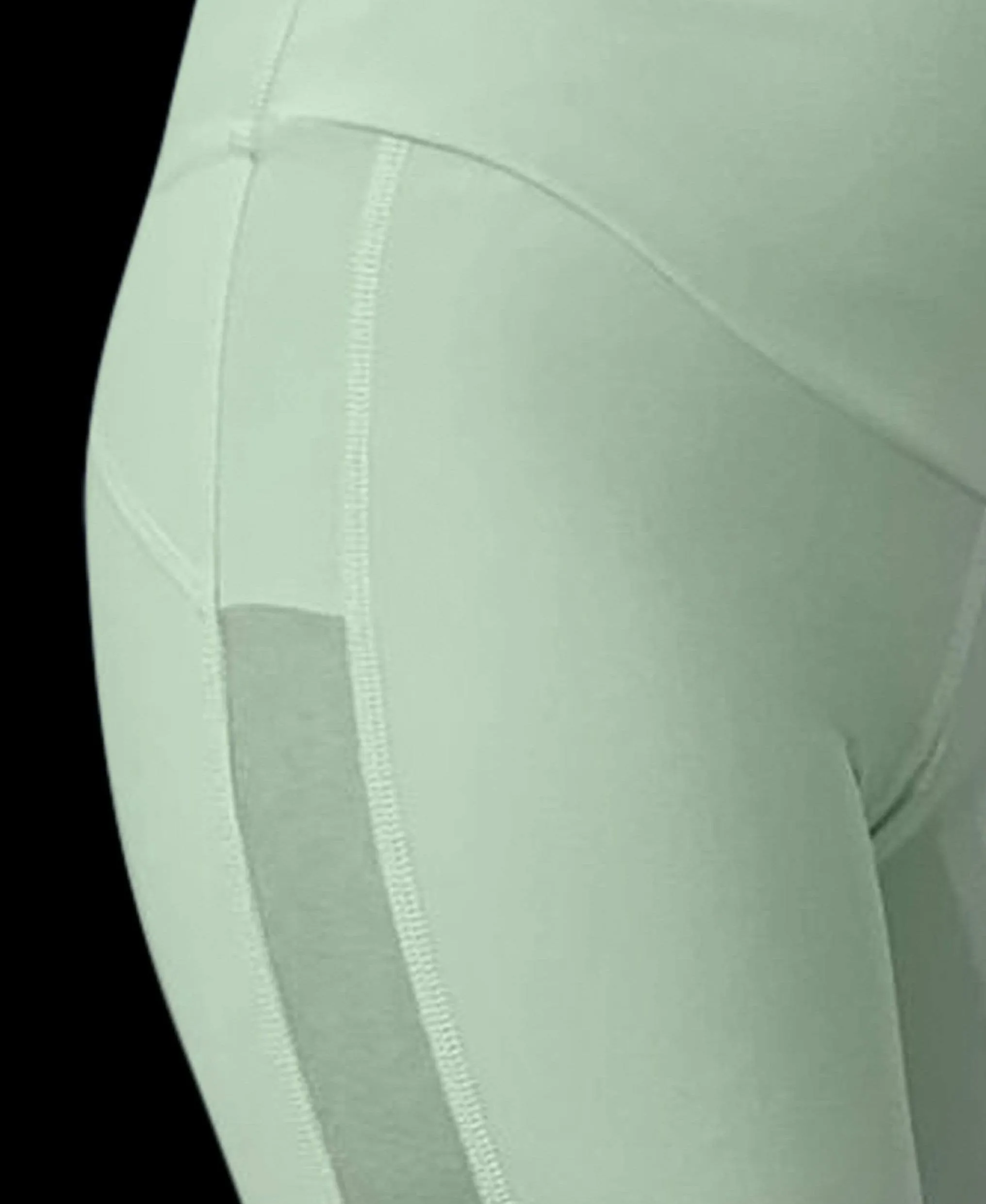 B-Confident Fahrradhose aus recyceltem Material | Nebelgrün