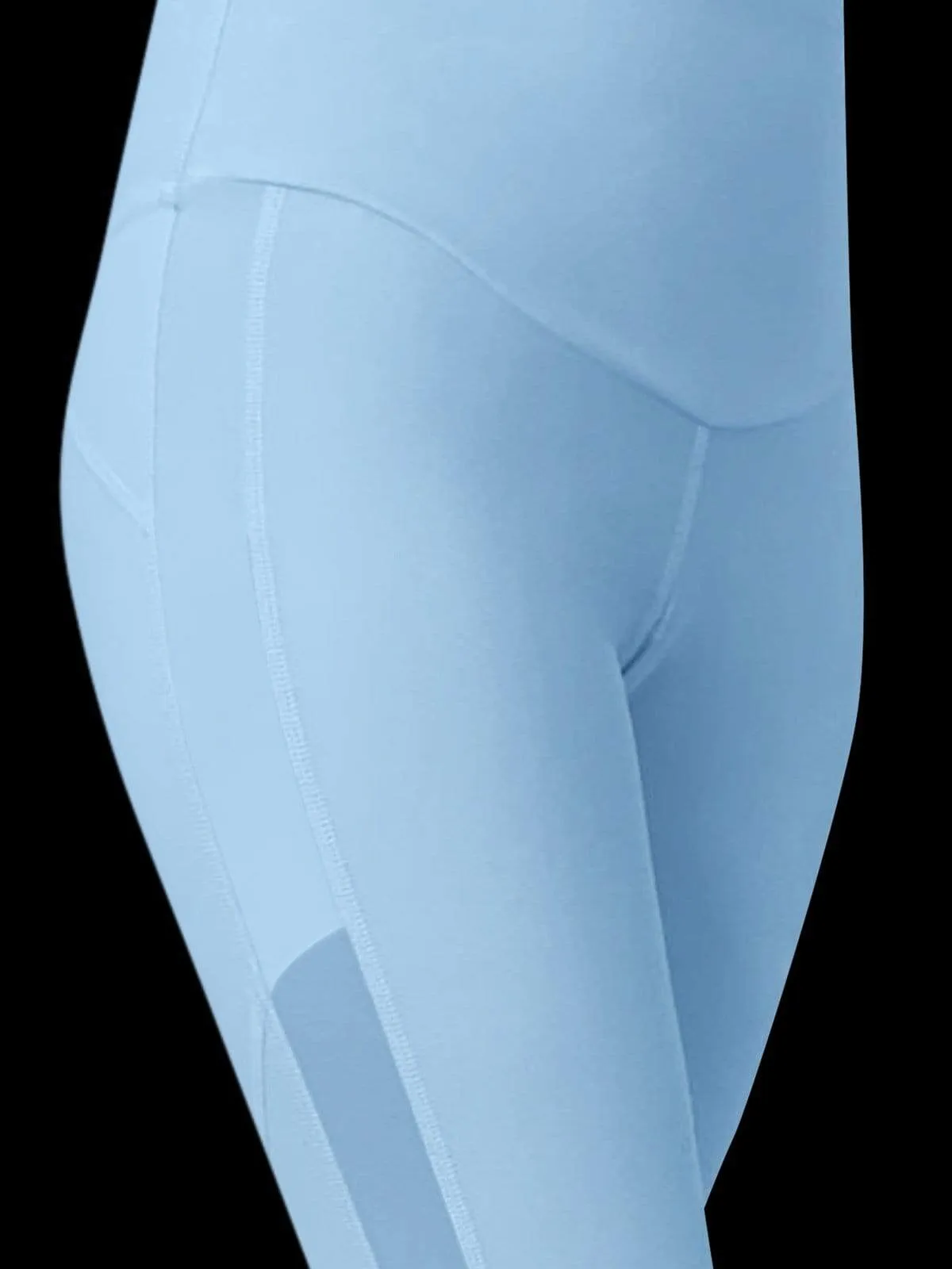 B-Confident Leggings aus recyceltem Material | Kühles Blau