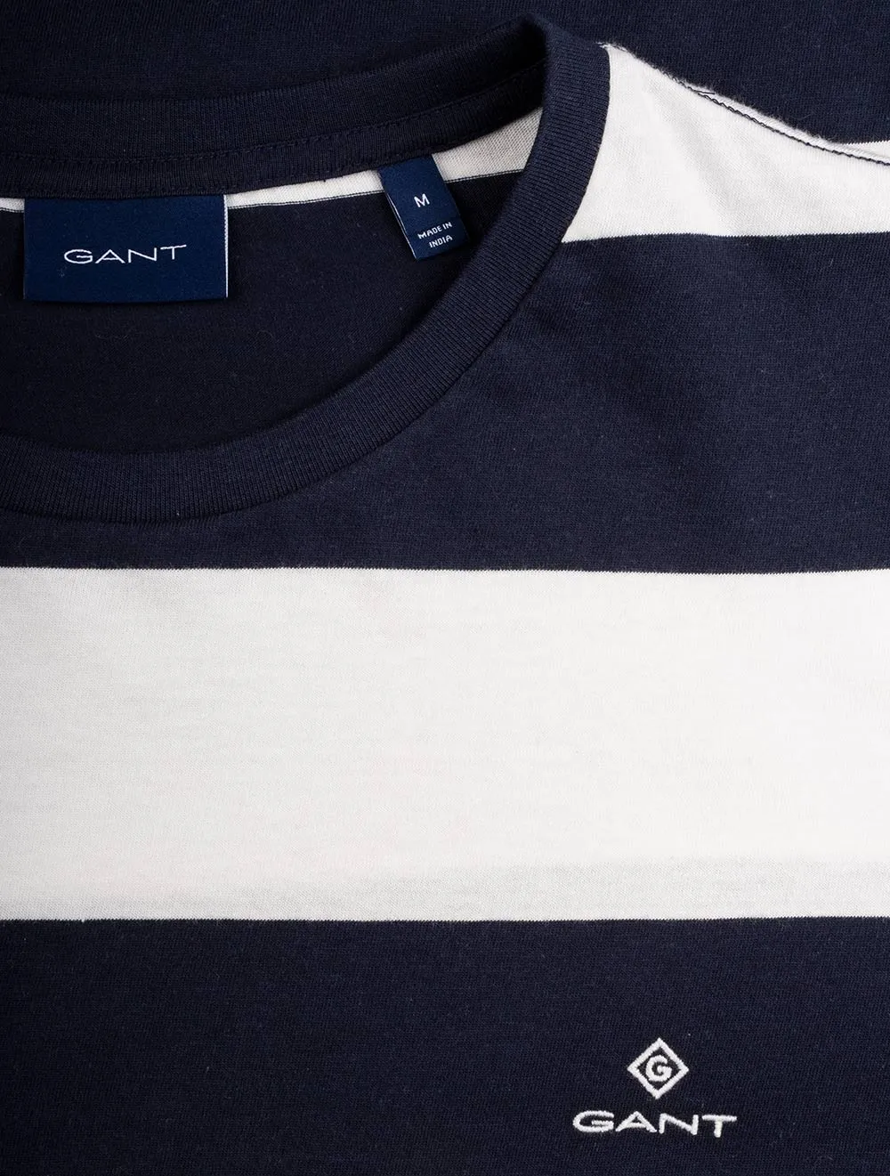 Barstripe Kurzarm-T-Shirt Eierschale