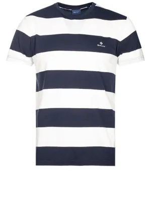 Barstripe Kurzarm-T-Shirt Eierschale
