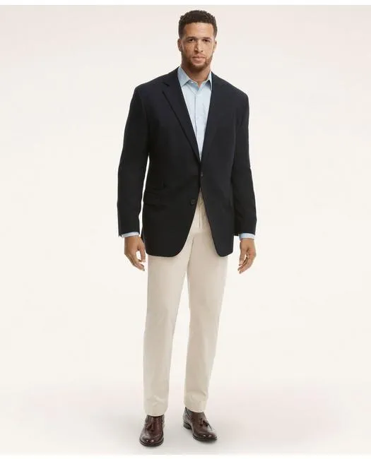 Brooks Brothers Herren Big & Tall Hopsack Blazer Marineblau Brooks Brothers