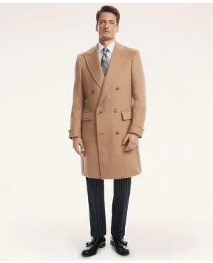 Brooks Brothers Herrenmantel aus Kamelhaar mit Spitzenrevers Braun Brooks Brothers