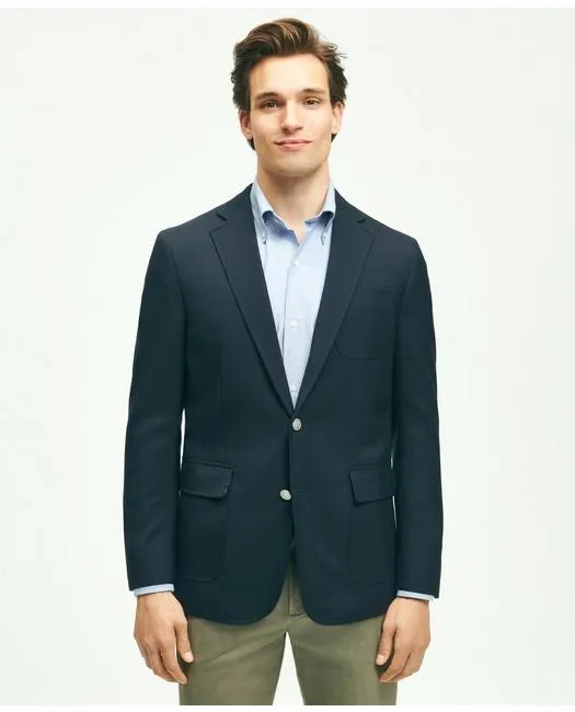 Brooks Brothers Herren Klassisch geschnittener Woll-Blazer Navy Brooks Brothers
