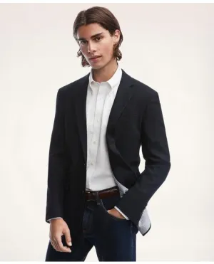 Brooks Brothers Herren Milano Slim-Fit Hopsack Blazer Marineblau Brooks Brothers