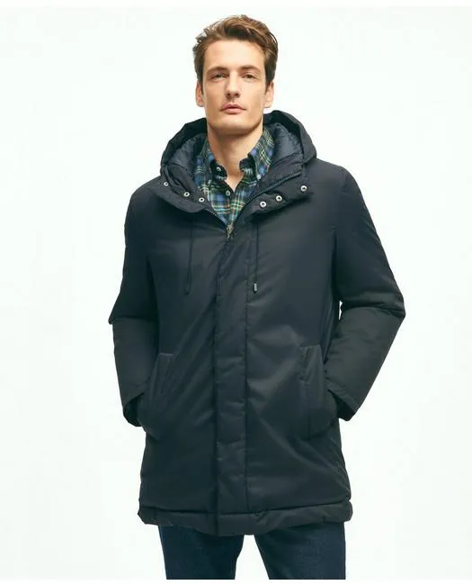 Brooks Brothers Herren Polar Serie Daunen Parka Jacke Marine Brooks Brothers