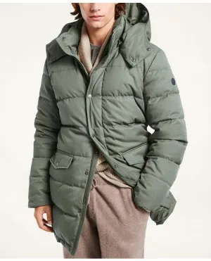Brooks Brothers Herren Steppdaunen-Parka Olive Brooks Brothers