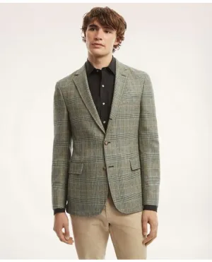Brooks Brothers Herren Regent Classic-Fit Mehrfarbiger Lambswool-Sportmantel Beige Brooks Brothers