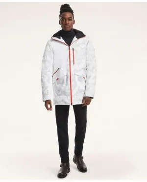 Brooks Brothers Herren x Spyder Schneetarn-Parka Jacke Weiß Brooks Brothers