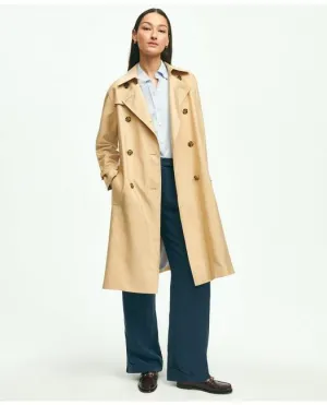 Brooks Brothers Damen Soft Icons Trenchcoat Khaki Brooks Brothers