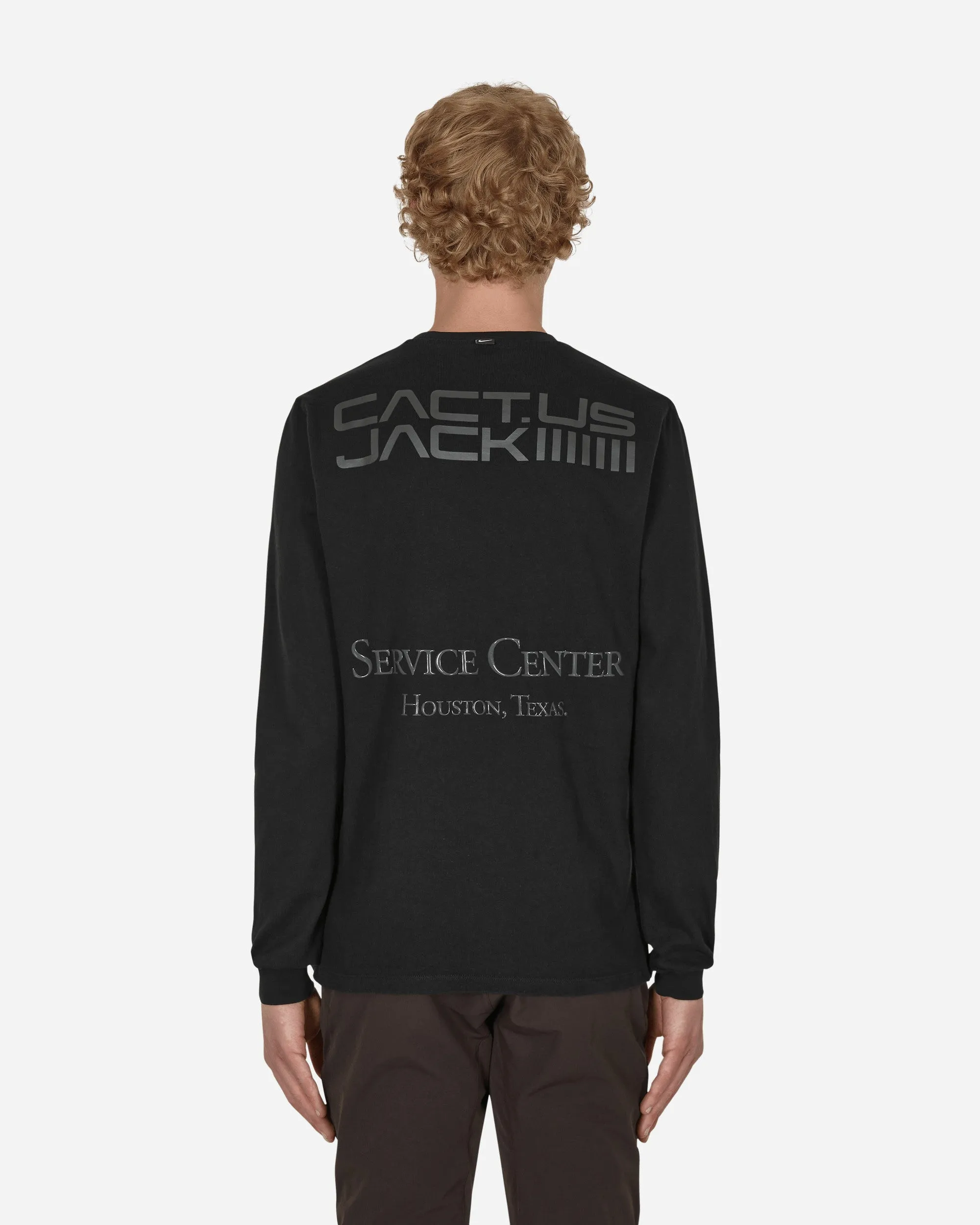 CACT.US CORP Langarm T-Shirt Schwarz