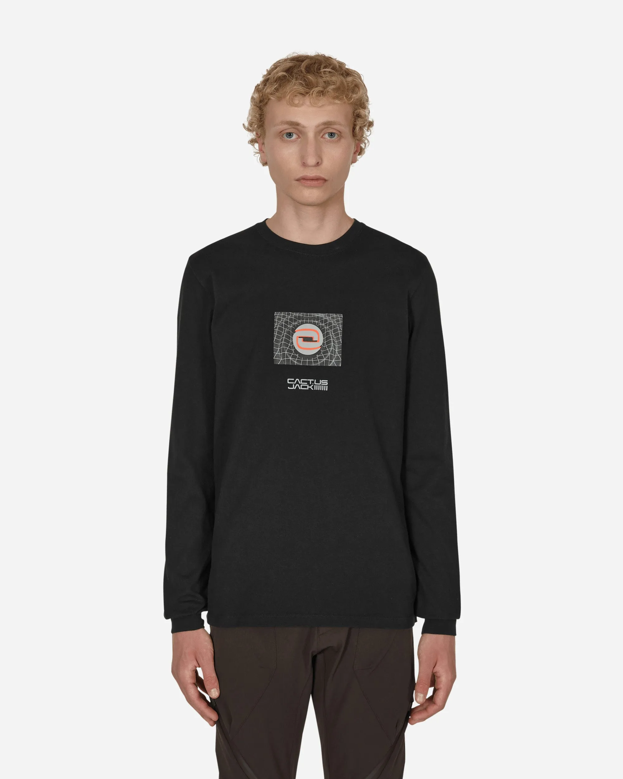 CACT.US CORP Langarm T-Shirt Schwarz