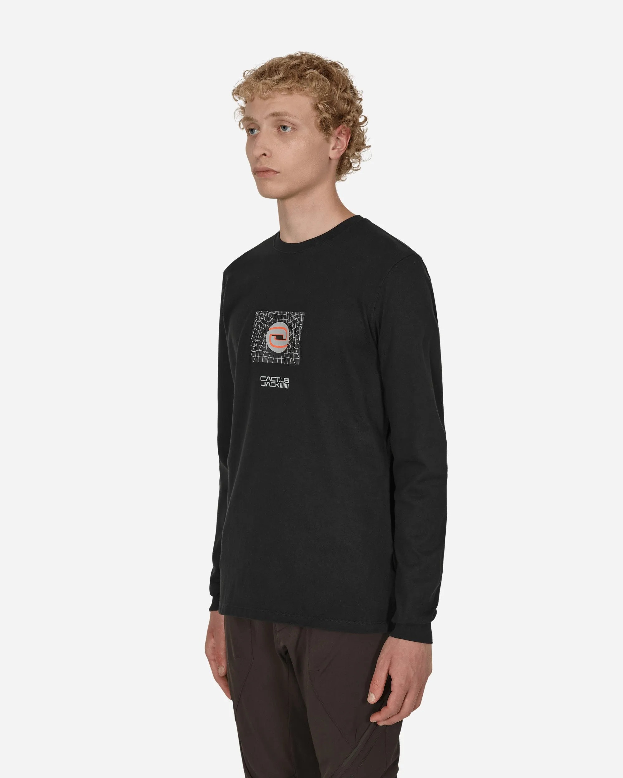 CACT.US CORP Langarm T-Shirt Schwarz