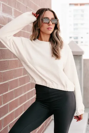 Call My Bluff Leichter Pullover (Creme)