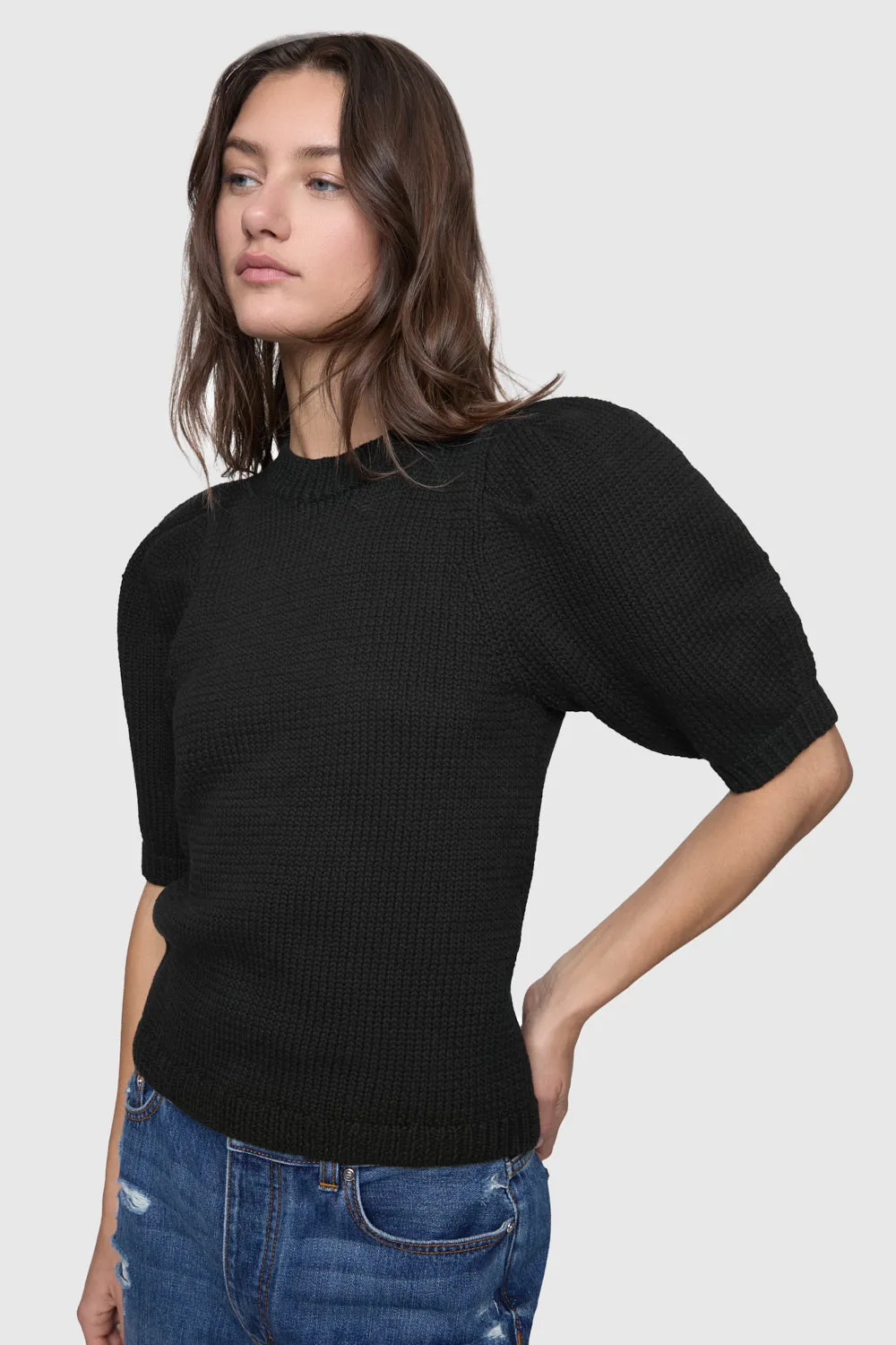 Celeste Kurzarmpullover