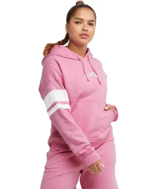 Champion W Powerblend Hoodie mit Streifenärmeln