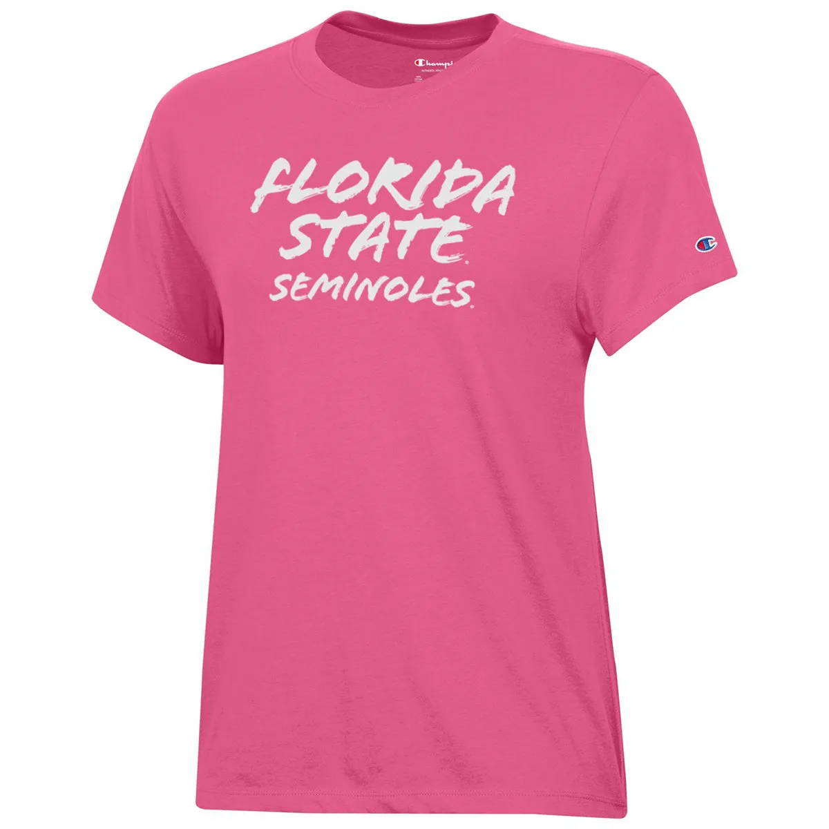 Champion Damen Florida State Seminoles Kurzarm T-Shirt - Pink Champion Kleidung Damen