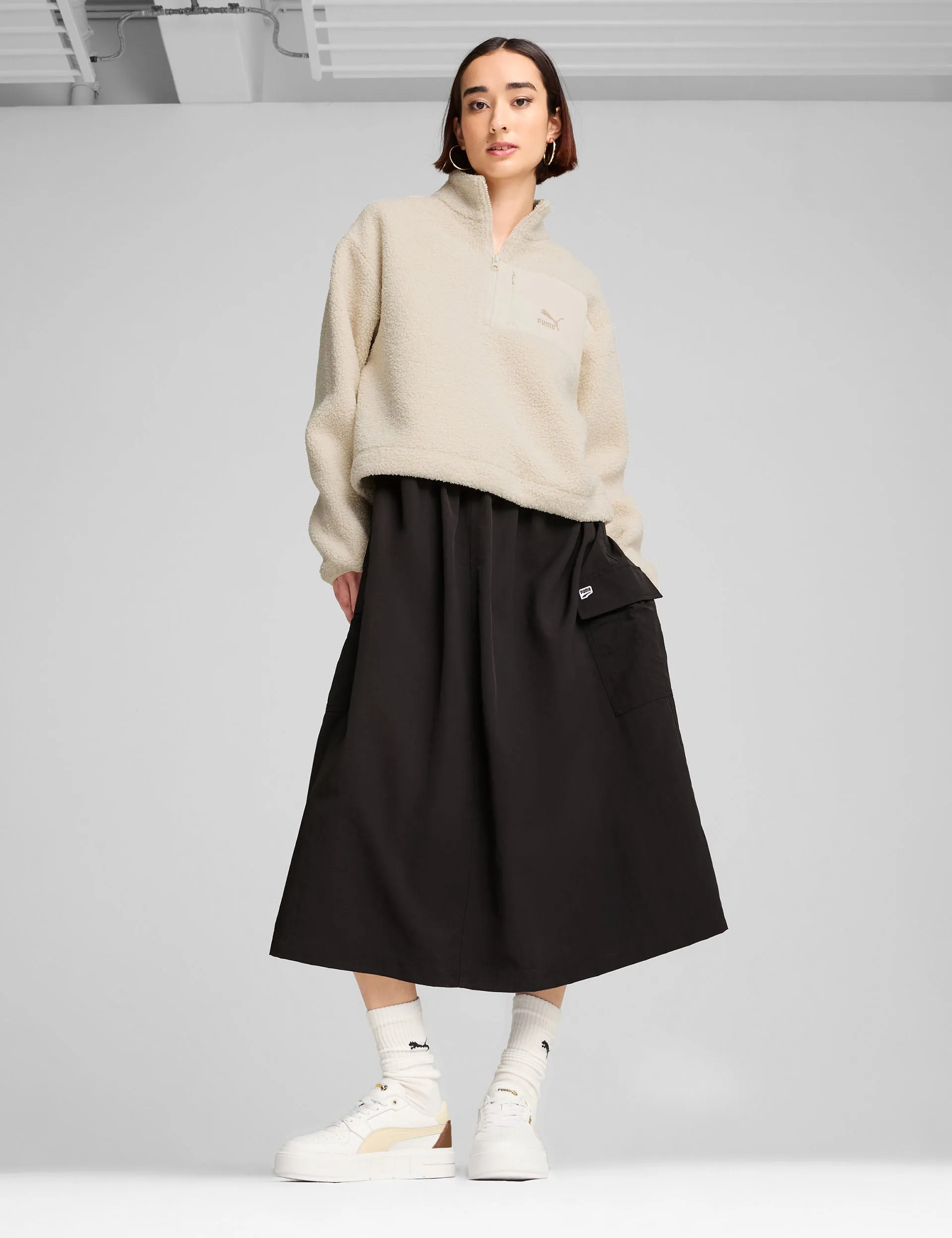 CLASSICS Winterisiertes Halbzip - Alpenschnee