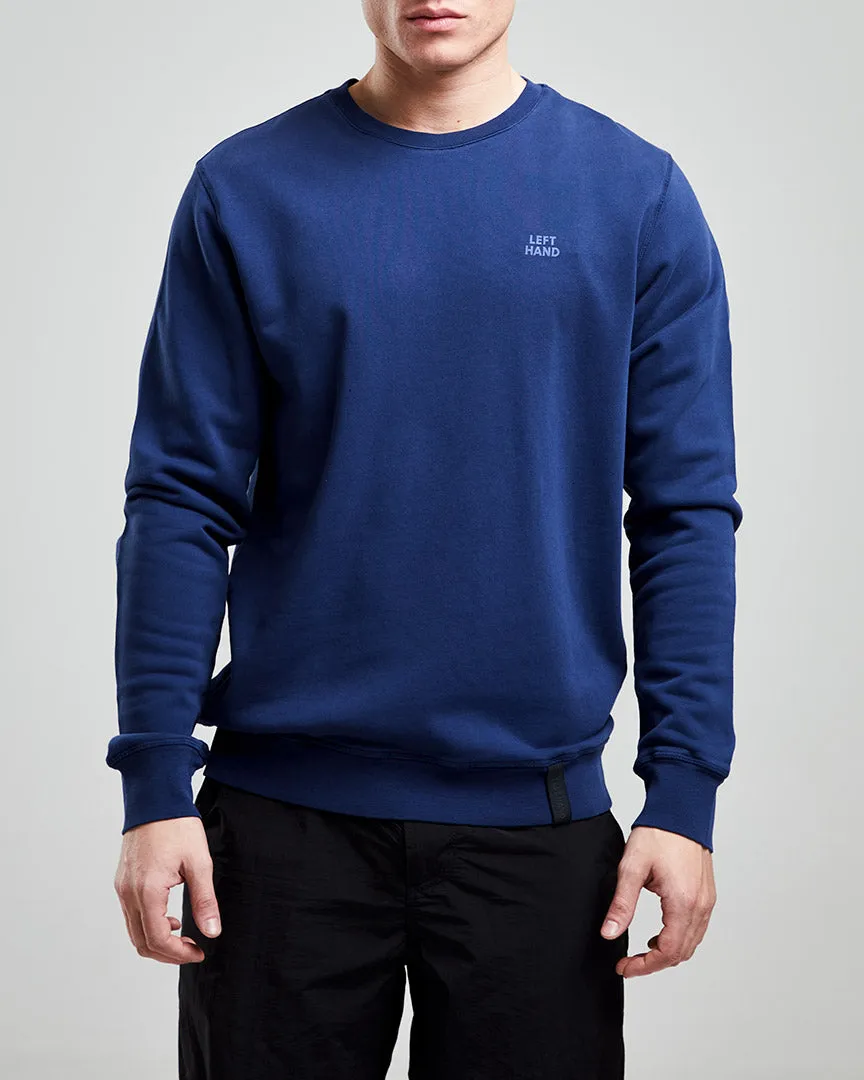 Bekleidung Linke Hand Herren Linke Hand Crew Sweatshirt Marineblau