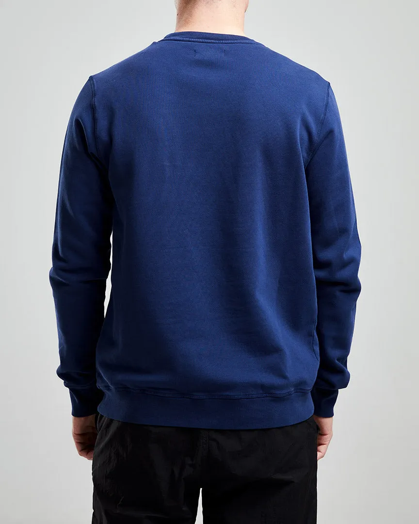 Bekleidung Linke Hand Herren Linke Hand Crew Sweatshirt Marineblau