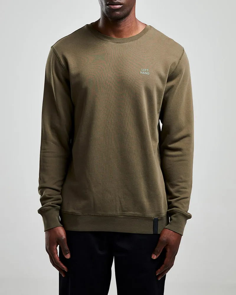 Bekleidung Linke Hand Herren Linke Hand Crew Sweatshirt Olive