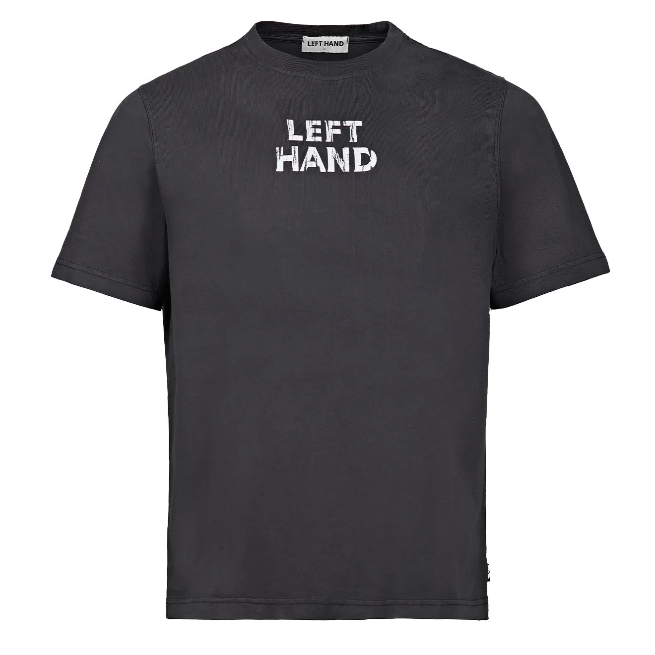 Bekleidung Linke Hand Herren Linke Hand Vintage Grafik T-Shirt Schwarz