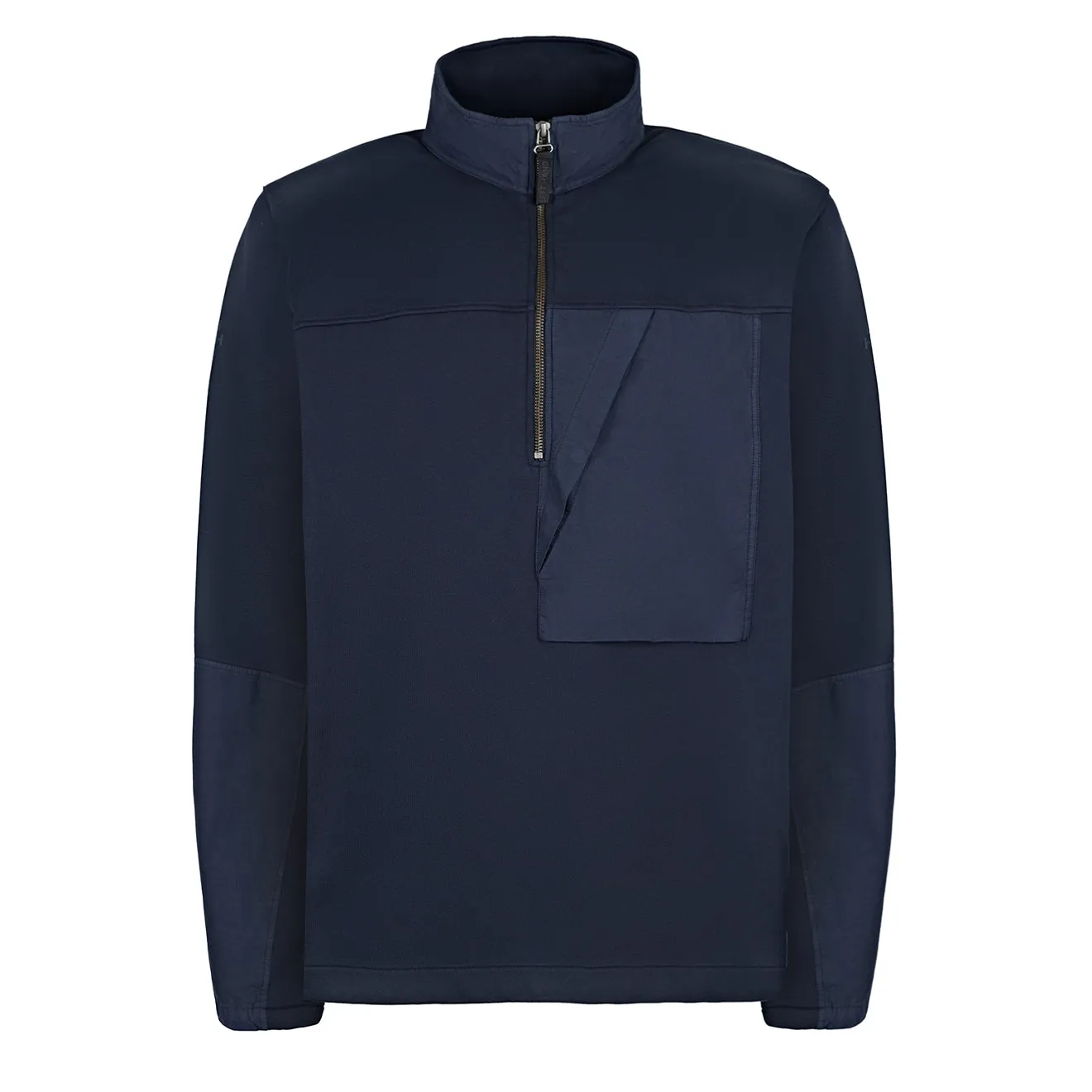 Bekleidung Linke Hand Herren Linke Hand Halbzip-Pullover Marineblau