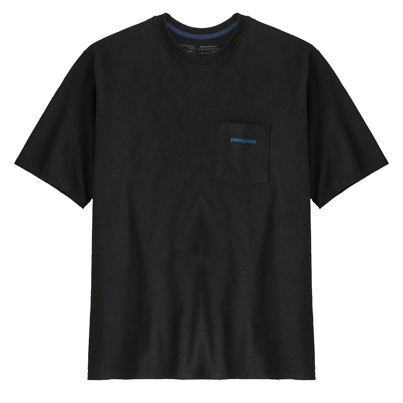 Bekleidung Patagonia T-Shirts Herren Patagonia Boardshort Logo Pocket Responsibili-Tee Tintenschwarz