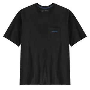 Bekleidung Patagonia T-Shirts Herren Patagonia Boardshort Logo Pocket Responsibili-Tee Tintenschwarz