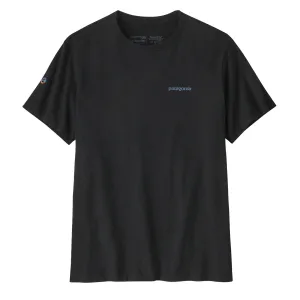 Bekleidung Patagonia T-Shirts Herren Patagonia Fitz Roy Icon Responsibili-Tee Tiefschwarz