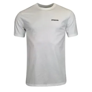 Kleidung Patagonia T-Shirts Herren Patagonia P-6 Logo Verantwortungsbewusstes T-Shirt Weiß