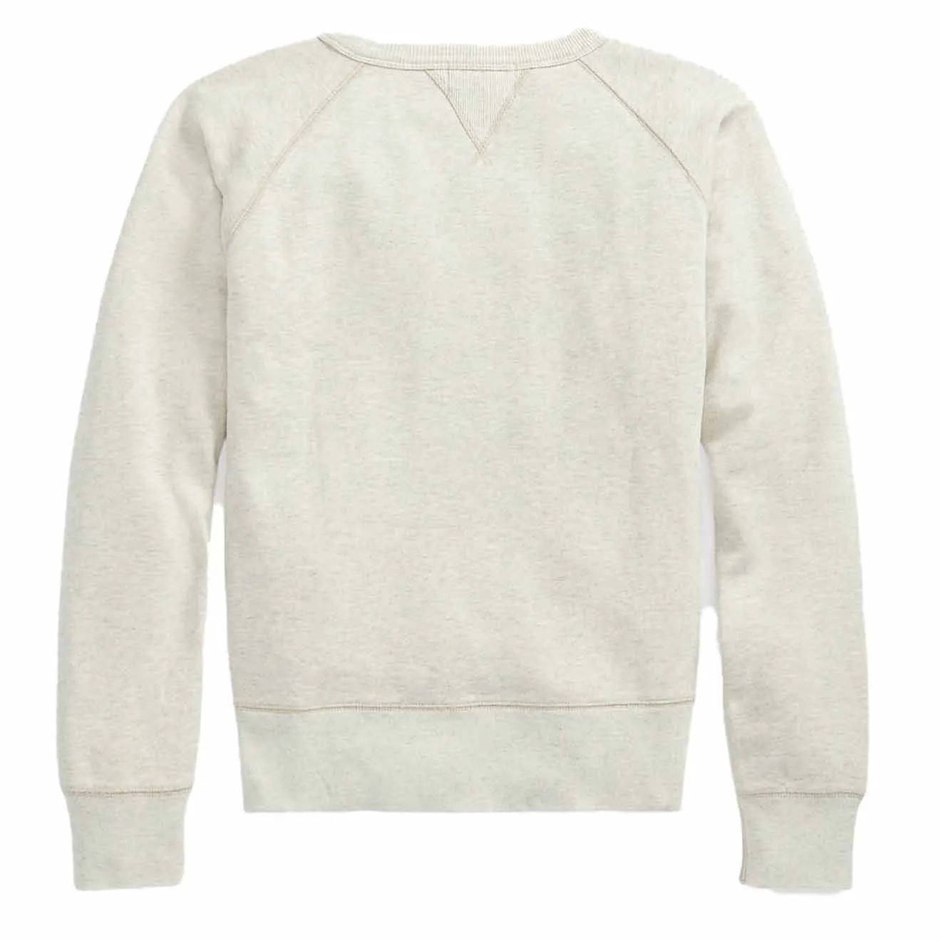 Kleidung RRL By Ralph Lauren Herren RRL by Ralph Lauren Logo Fleece Pullover Haferflocken Heather
