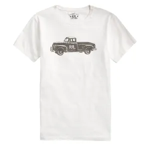 Kleidung RRL von Ralph Lauren Herren RRL von Ralph Lauren Truck Jersey T-Shirt Papierweiß