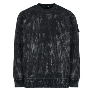 Kleidung St95 Herren ST95 Übergroßer Gips Crew Sweatshirt Schwarz