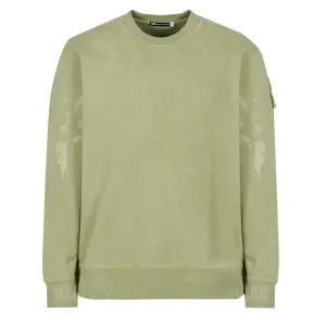 Kleidung St95 Herren ST95 Übergroßer Gips Crew Sweat Hellgrün
