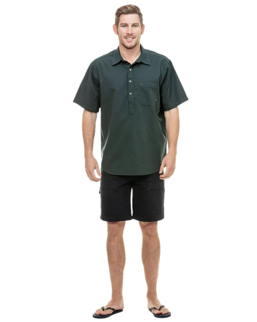 Kleidung Swanndri Swanndri Herren Paihia Kurzarmhemd