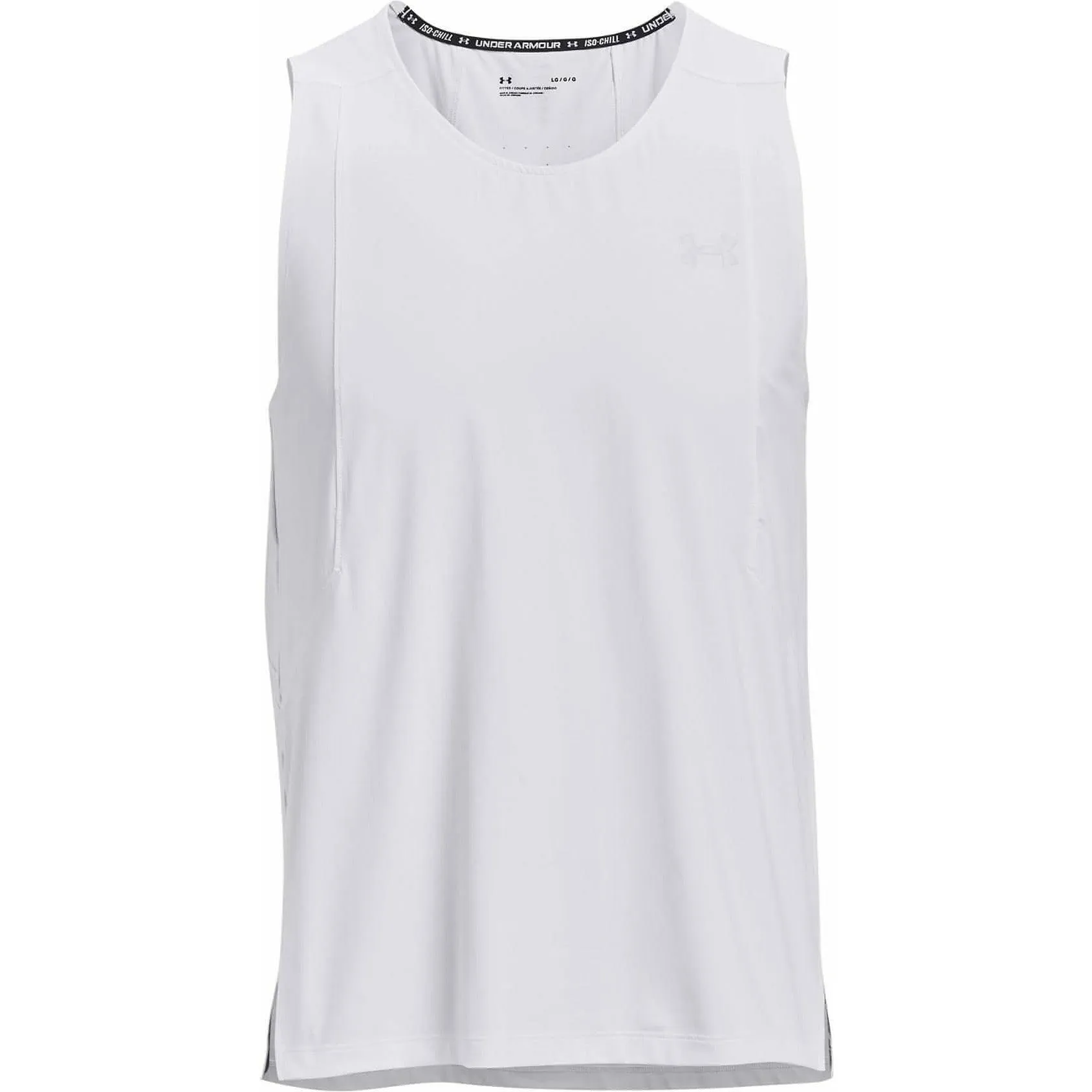 Unterwäsche Under Armour Herren Under Armour Iso-Chill Run Laser Herren Laufweste - Weiß