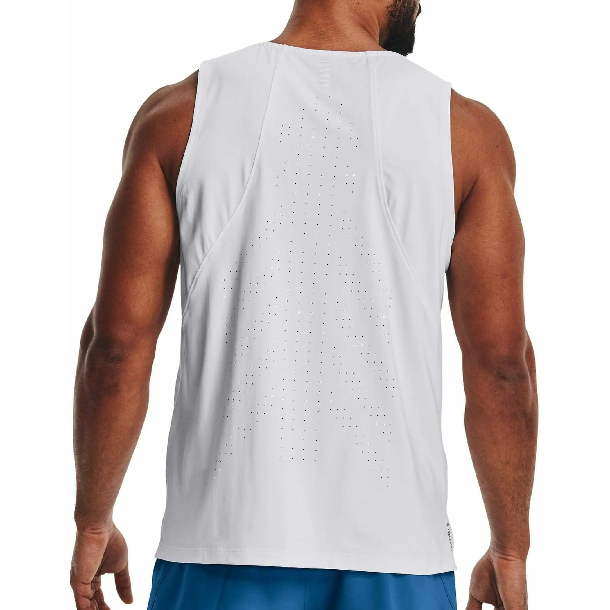 Unterwäsche Under Armour Herren Under Armour Iso-Chill Run Laser Herren Laufweste - Weiß