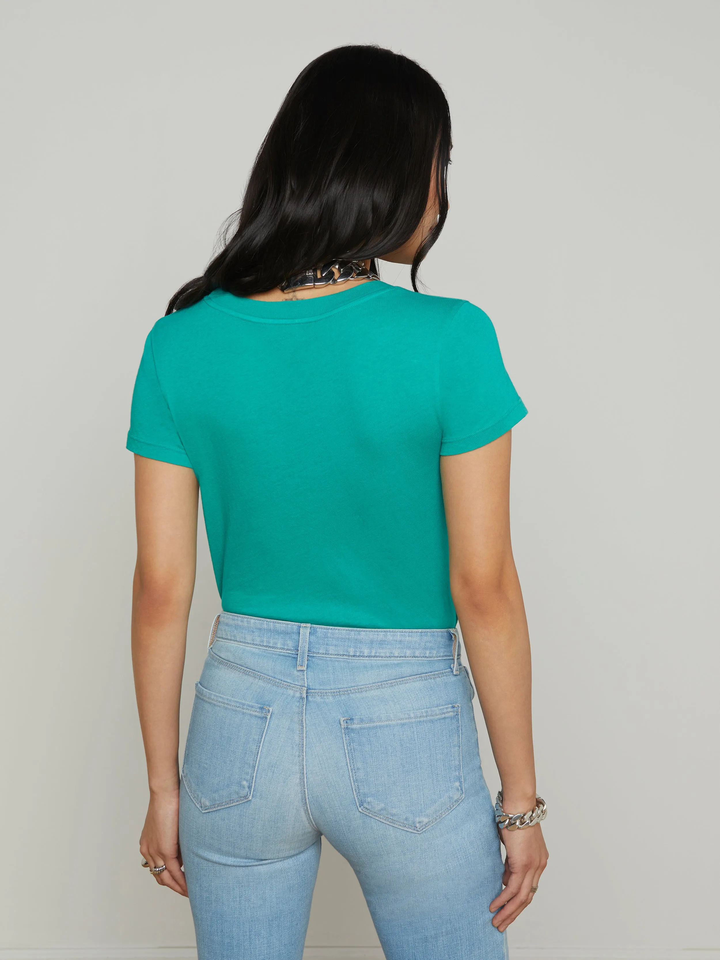 Cory Cotton Rundhals-Shirt